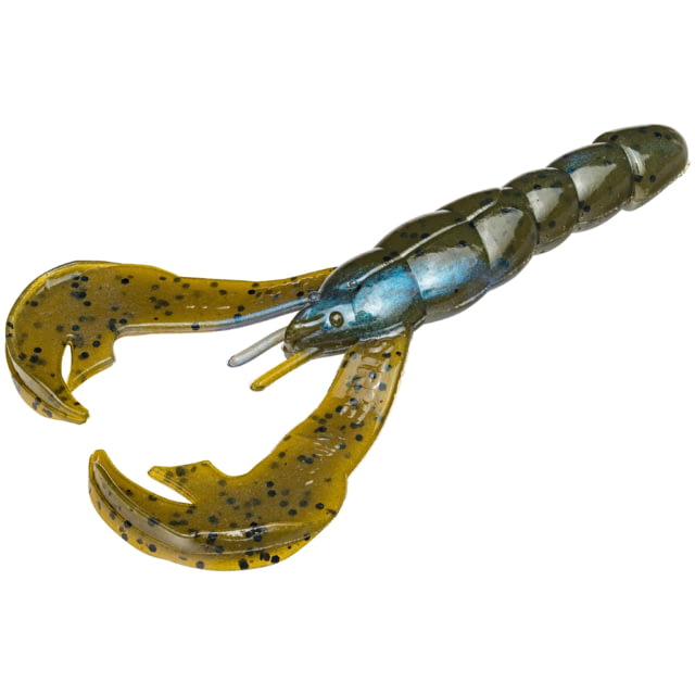 Strike King Strike King Rattlin'Rage Craw Fishing Lure Soft Plastic Craw Blue Craw 4in 5-Pack