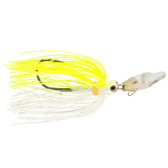 Strike King Strike King Rattling Thunder Cricket Bladed Jig 1/2oz 2.5in Chartreuse White