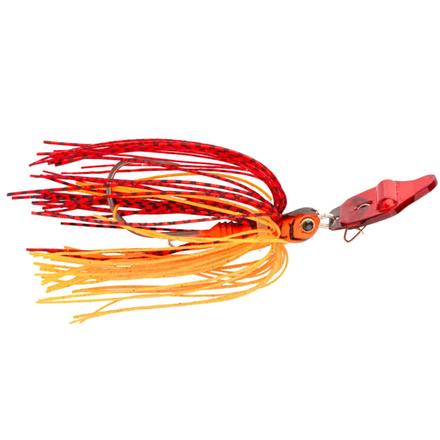 Strike King Strike King Rattling Thunder Cricket Bladed Jig 3/8oz 2.5in Fire Craw