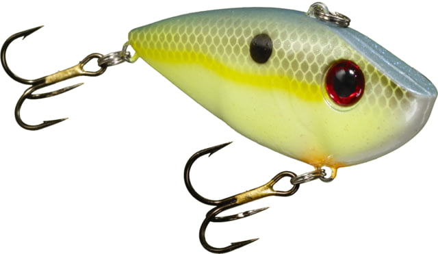 Strike King Red Eyed Shad Fishing Lure Lipless Crankbait Chartreuse Sexy Shad 1/4oz