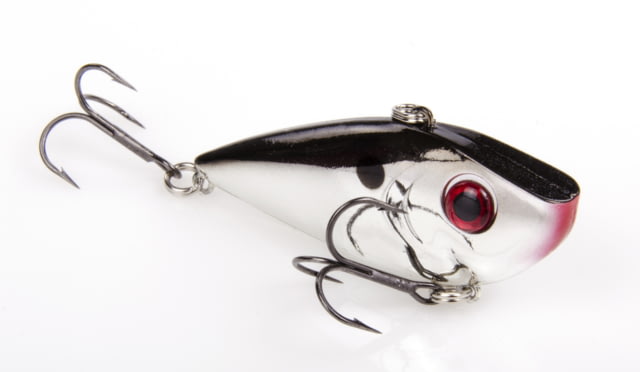 Strike King Red Eyed Shad Fishing Lure Lipless Crankbait Chrome Black Back 1/4oz