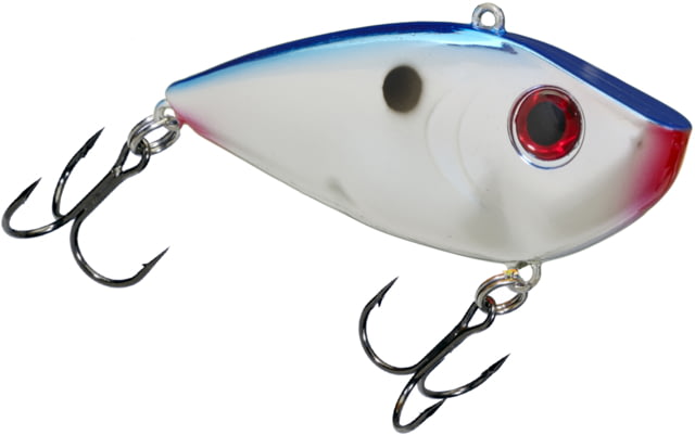 Strike King Red Eyed Shad Fishing Lure Lipless Crankbait Smokey Chrome Blue 1/4oz