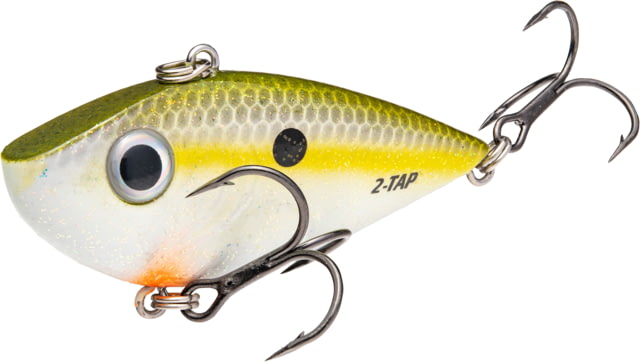 Strike King Red Eyed Shad Tungsten 2-Tap Lipless Crankbait Fishing Lure Olive Shad 1/2oz