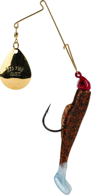 Strike King Redfish Magic Saltwater Spinnerbait Pre-rigged Spinnerbait Fishing Lure Blue Crab/Red Head 1/4oz