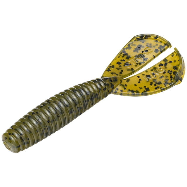 Strike King Rage Baby Menace Fishing Lure Soft Plastic Grub Green Pumpkin 3in 9-Pack