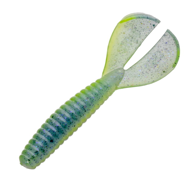 Strike King Rage Baby Menace Fishing Lure Soft Plastic Double Tail Grub Crazy Tail 3in 9-Pack Sexy Shad 2.0