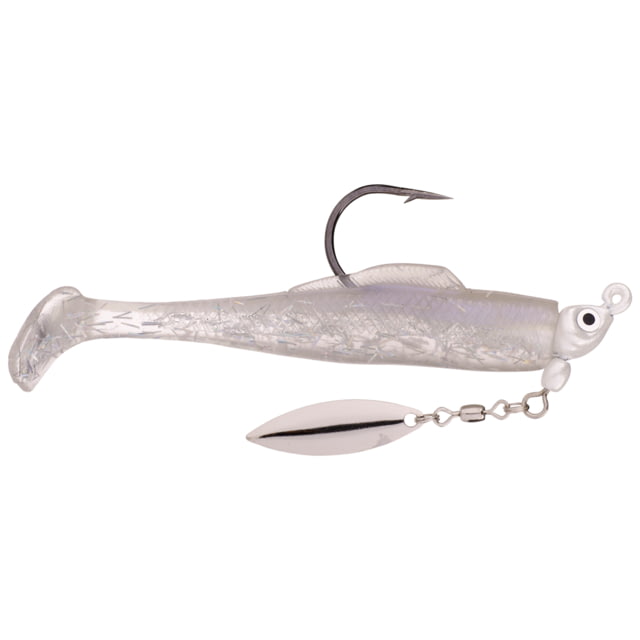 Strike King Speckled Trout Magic Fishing Lure Prerigged Soft Plastic Saltwater Swimbait Opening Night 1/8oz