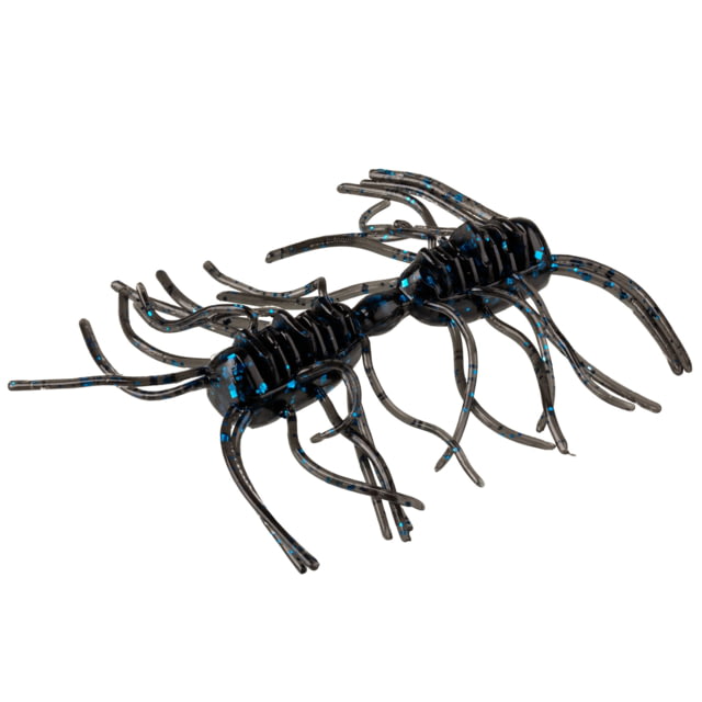 Strike King Strike King Sexy Bug Softbait 6 pack 2in Black/Blue