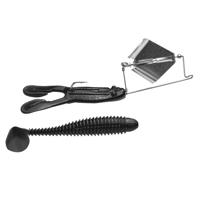 Strike King Skip'N Buzz Fishing Lure Buzzbait Black 3/8oz