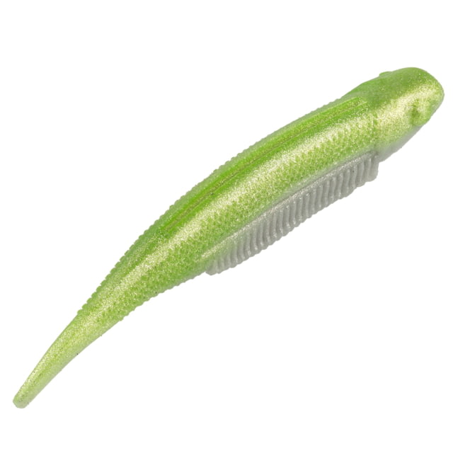 Strike King Strike King Spotlight Shim-E Minnow Softbait 6 pack 3in Chartreuse Shad