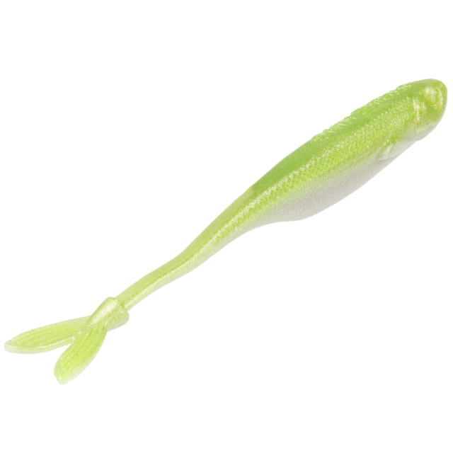 Strike King Strike King Spotlight Split Minnow Softbait 8 pack 3in Chartreuse Shad