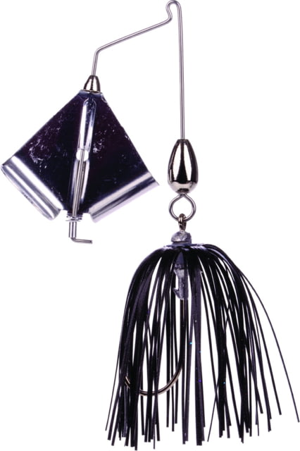 Strike King Swinging Sugar Buzz Jointed Buzzbait Black 1/4oz 1 Pack