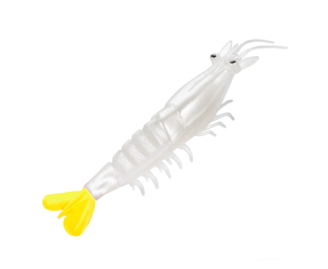 Strike King Tidal Shrimp Swimbait Pearl Chartreuse Tail 4.25in