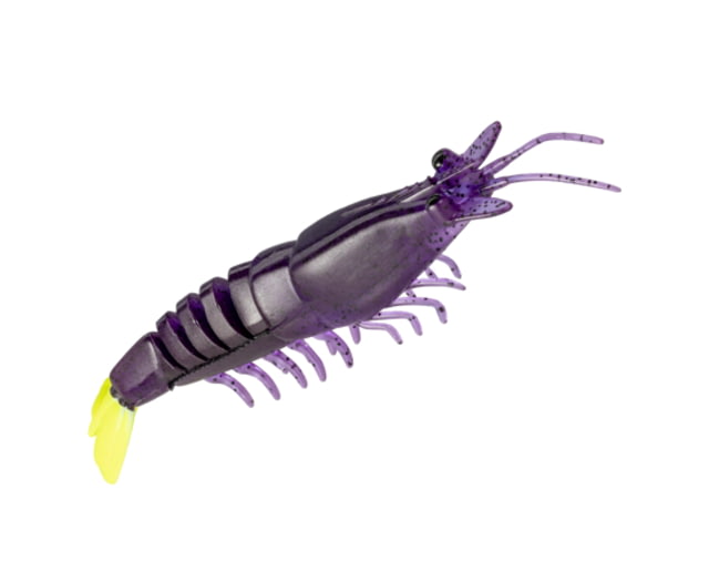 Strike King Tidal Shrimp Swimbait Purple Firetiger 2.75in