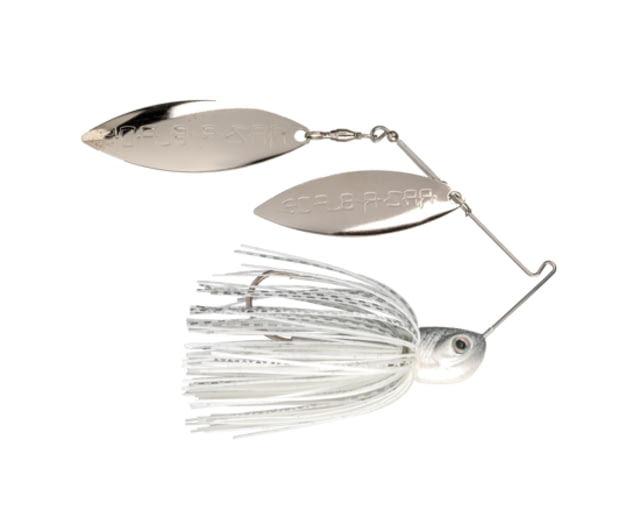 Strike King Tour Grade Bottom Dweller Spinnerbait White Chrome 1 3/8oz