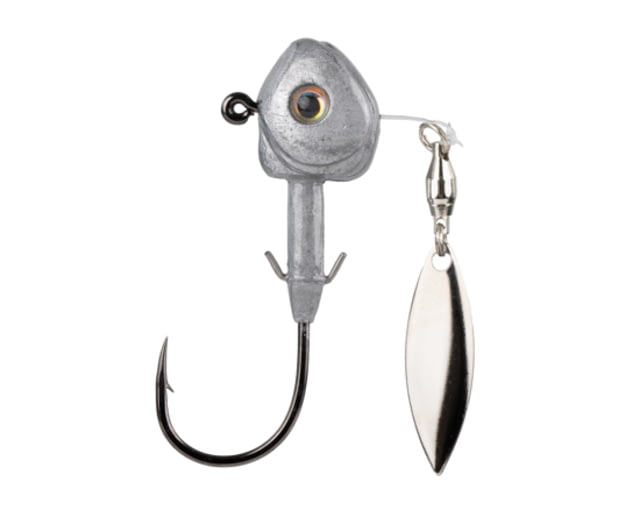Strike King Tour Grade FluoroSpin Spinnerbait Unpainted 3/8oz
