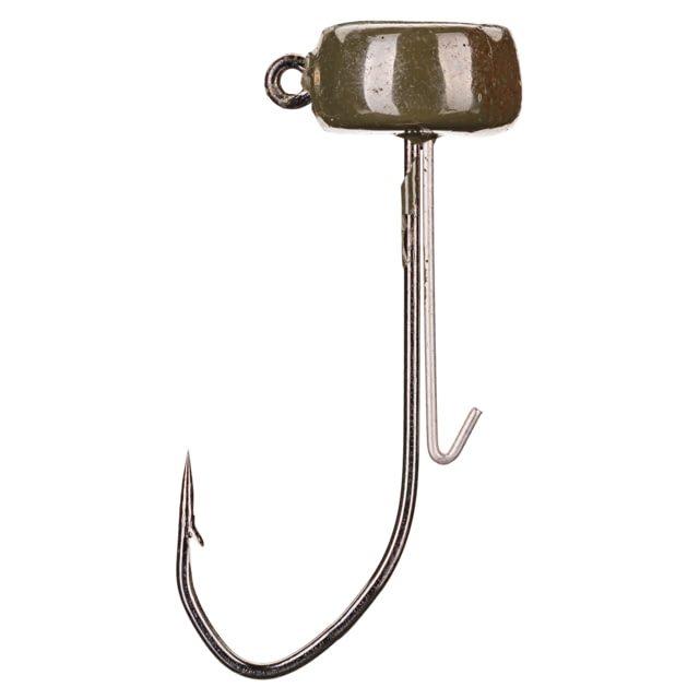 Strike King Tour Grade Ned Head Jig Head Fishing Lure Green Pumpkin 3/16oz 3-Pack