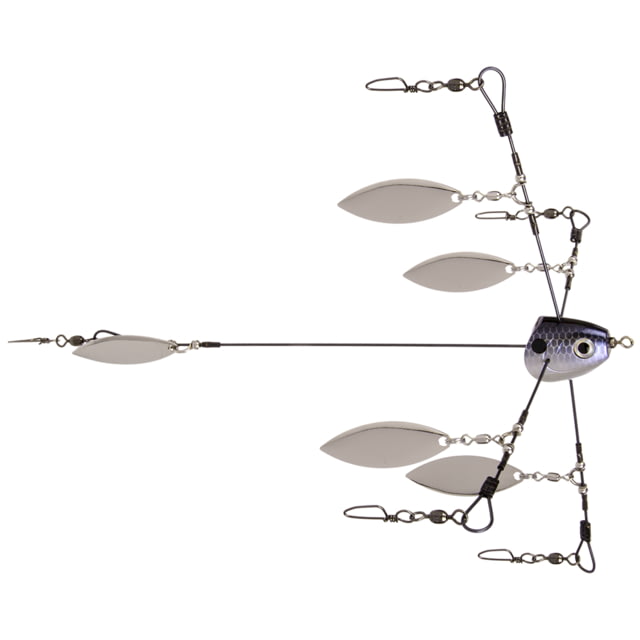 Strike King Tour Grade Titanium Umbrella Rig / Blue Gizzard Blue Gizzard