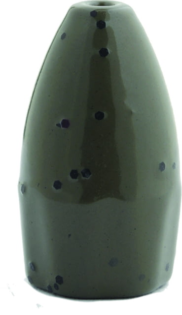 Strike King Tour Grade Tungsten Bullet Weight Tungsten Terminal Fishing Tackle Green Pumpkin 3/4oz