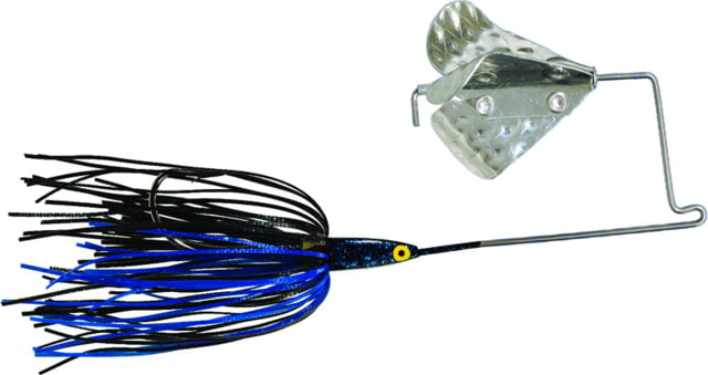 Strike King Tri-Wing Buzz King Fishing Lure Buzzbait Black Blue Head 3/16oz
