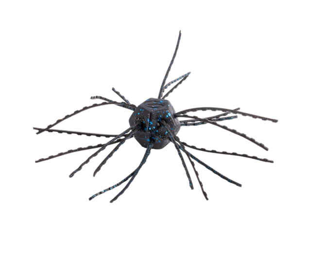 Strike King Strike King Tumbleweed Floating Softbait 4 pack 3in Black/Blue