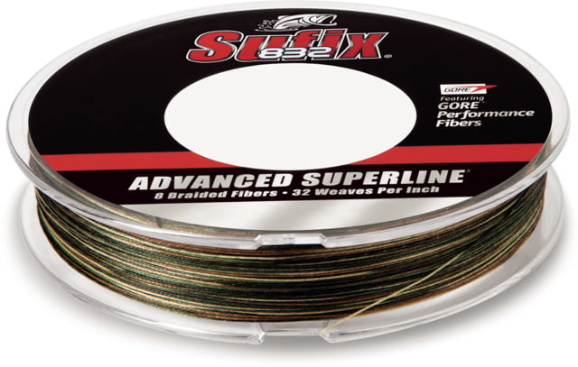 Sufix 832 Braid 10lb Line Camo 300 Yds