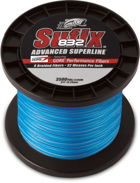 Sufix 832 Braid 10lb Line Coastal Camo 3500 Yds