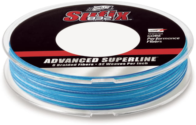 Sufix 832 Braid 15lb Line Coastal Camo 150 Yds