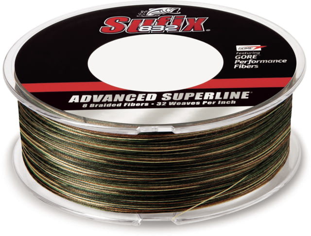 Sufix 832 Braid 20lb Line Camo 600 Yds