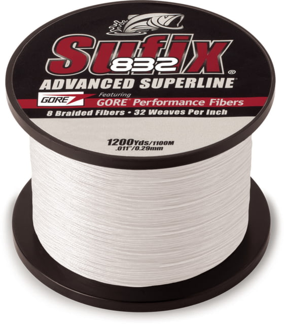 Sufix 832 Braid 20lb Line Ghost 1200 Yds