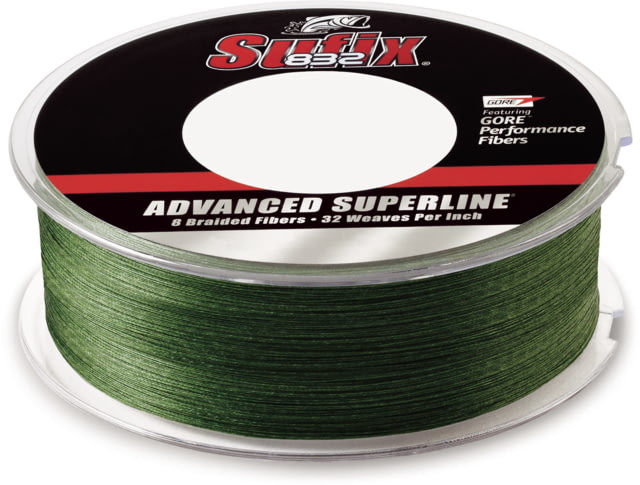 Sufix 832 Braid 20lb Line Low-Vis Green 600 Yds