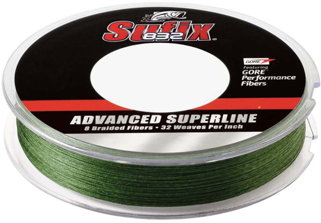 Sufix 832 Braid Low-Vis Green 150 yd - 30 lb 056407