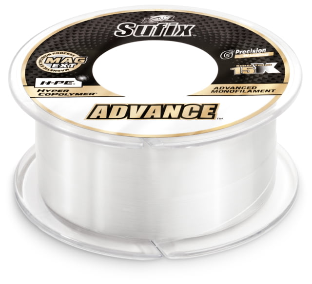 Sufix Advance Monofilament 12lb 330yd Clear