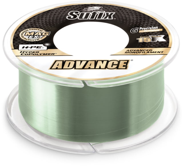 Sufix Sufix Advance Monofilament 4lb Line Low-Vis Green 1200 Yds
