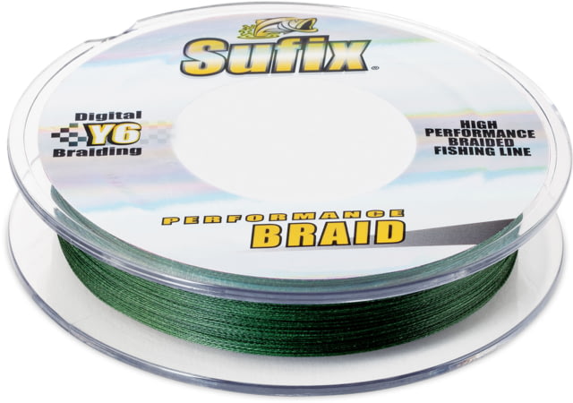 Sufix Performance Braid 65lb Line Low-Vis Green 100 Yds