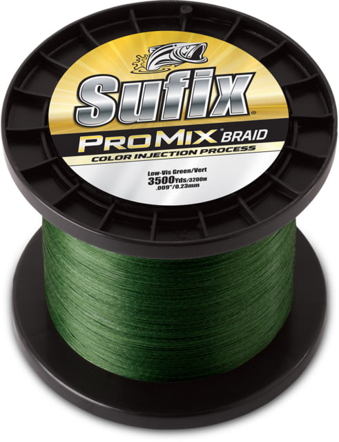 Sufix ProMix Braid 10lb Line Low-Vis Green 3500 Yds