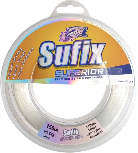Sufix Superior 110 yd Clear Leader 150 lb 026143