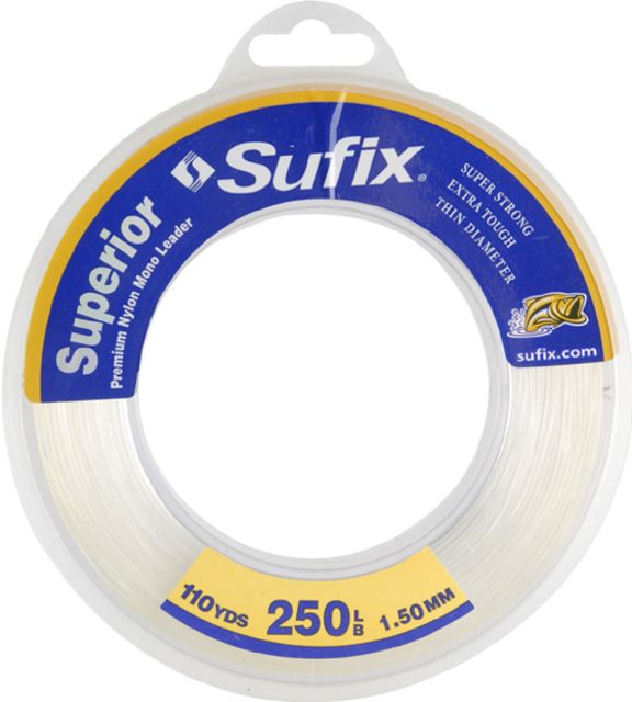 Sufix Superior 110 yd Clear Leader 250 lb 036618