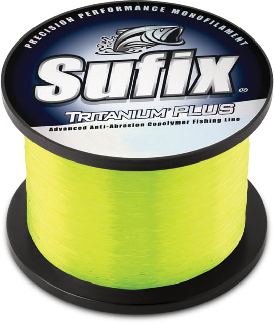Sufix Tritanium Plus Fishing Line 10lb 1495yds Chartreuse