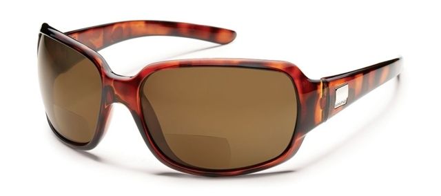 Suncloud Cookie Sunglasses Tortoise Frame Brown Polarized Reader +2.00 Lens