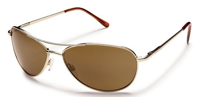 Suncloud Patrol Sunglasses-Gold-Polarized Brown