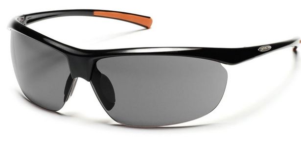 Suncloud Zephyr Sunglasses-Black-Polarized Gray