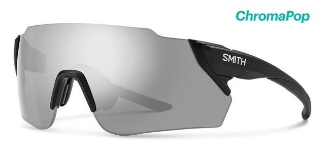 DEMO Smith Optics Attack Max Sunglasses Matte Black ChromaPop Platinum 390343