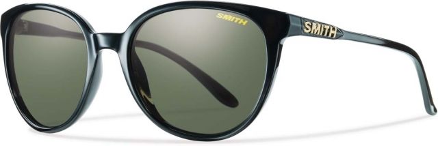 Smith Cheetah Sunglasses Black Frame Polarized Gray Green Lens
