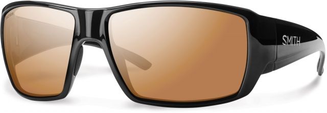 Smith Optics Guide's Choice Sunglasses Polarchromic Copper Mirror Lens Black Frame