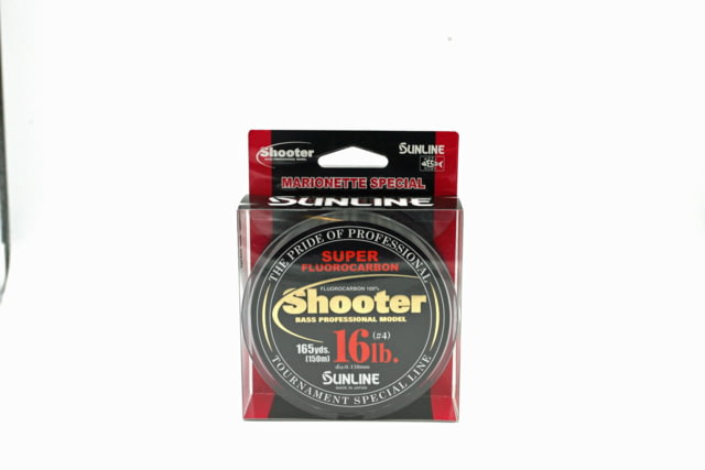Sunline Shooter Marionette Special - 16 lb 165 yds - 100percent Fluoro clear
