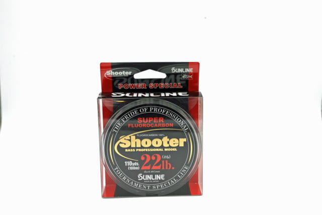 Sunline Shooter Power Special - 22lb 110 yds - 100percent Fluoro clear