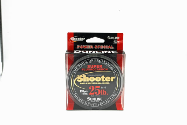 Sunline Shooter Power Special - 25lb 110 yds - 100percent Fluoro clear