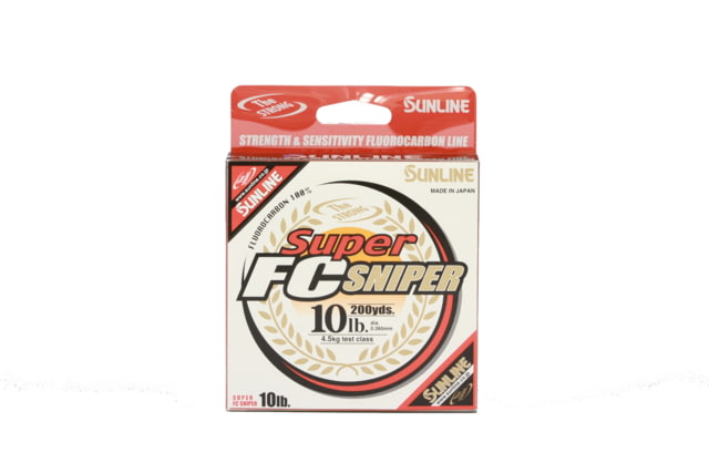 Sunline Super FC Sniper Fluorocarbon Line 18lb 200yd Natural Clear