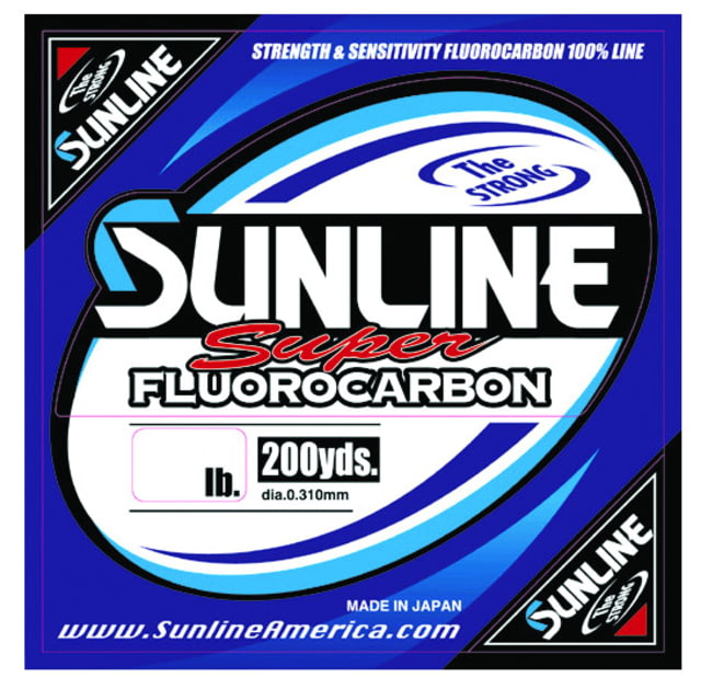 Sunline Super Flurocarbon Fishing Line 14lb 200yd Clear